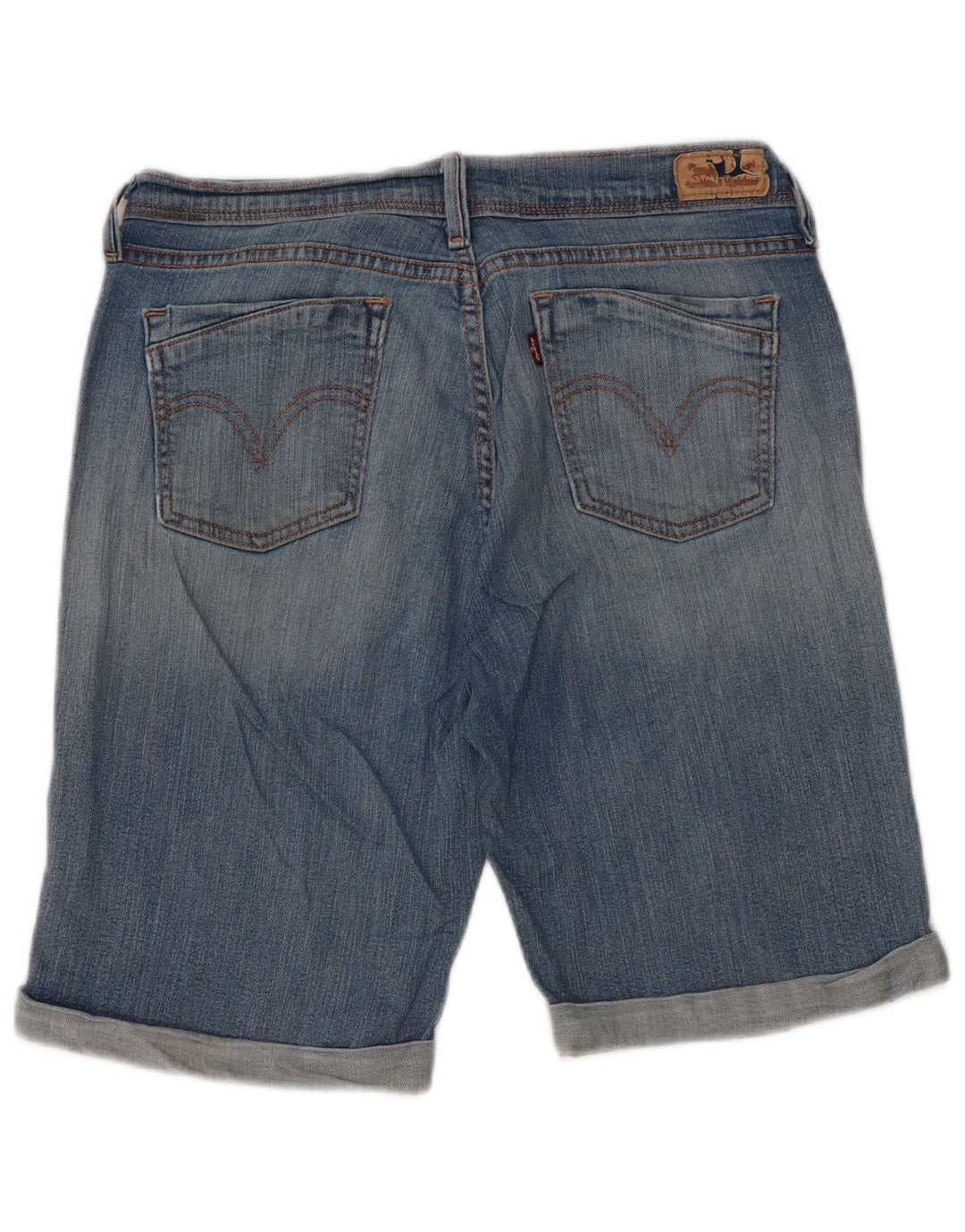LEVI'S Pantalones cortos de mezclilla de talle medio para mujer US 10 Medium W30 Algodón azul