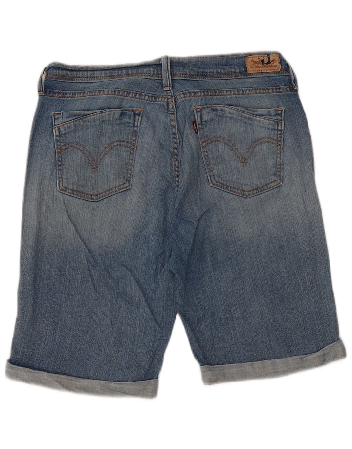 LEVI'S Pantalones cortos de mezclilla de talle medio para mujer US 10 Medium W30 Algodón azul