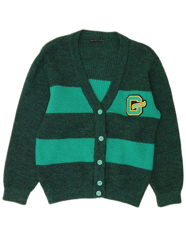 Gomena - Cárdigan para mujer, talla 40, talla grande, color verde, lana virgen