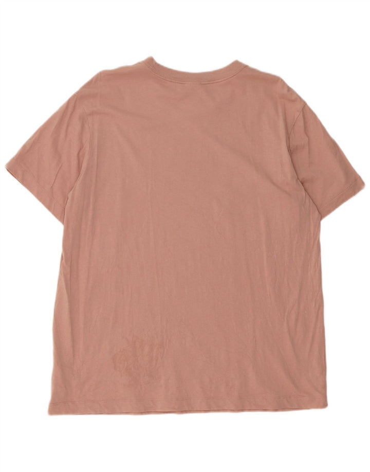 Nike - Camiseta holgada para hombre, color rosa medio, algodón