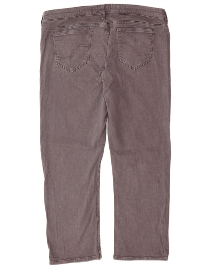 FAT FACE Vaqueros capri para mujer US 16 2XL W36 L24 Algodón gris