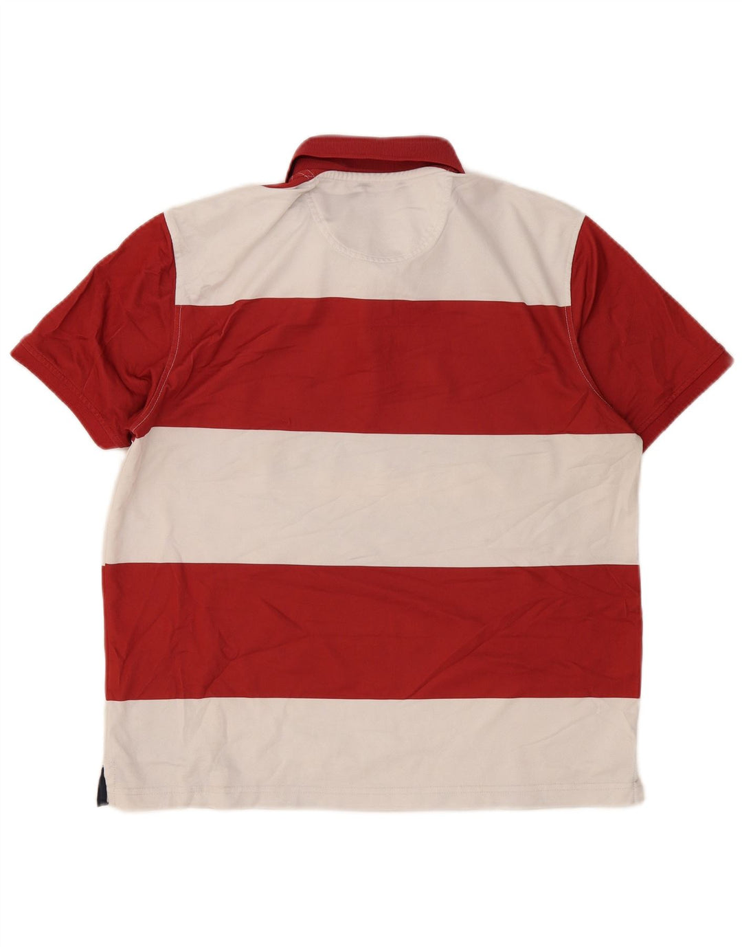 IZOD Polo para hombre grande rojo color block poliéster