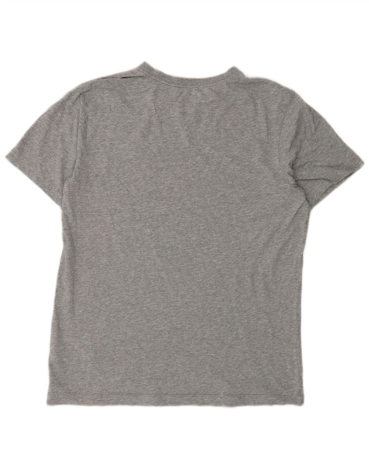 Camiseta Nike Hombre Top Small Gris Algodón