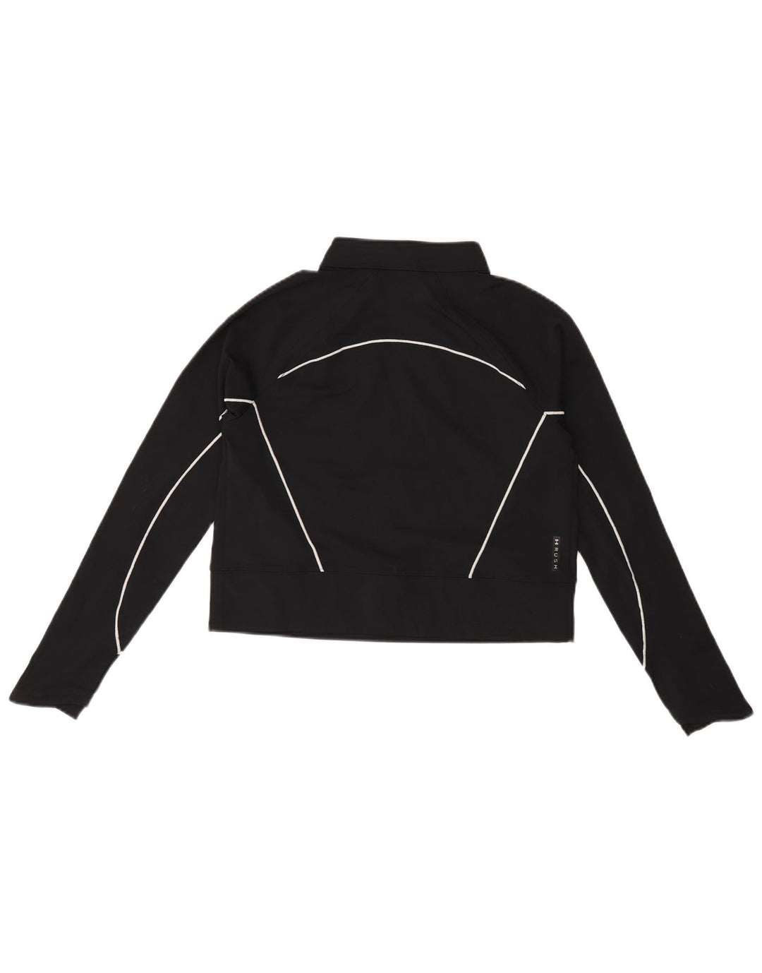 UNDER ARMOUR Sudadera corta Cold Gear para mujer, talla 10, color negro