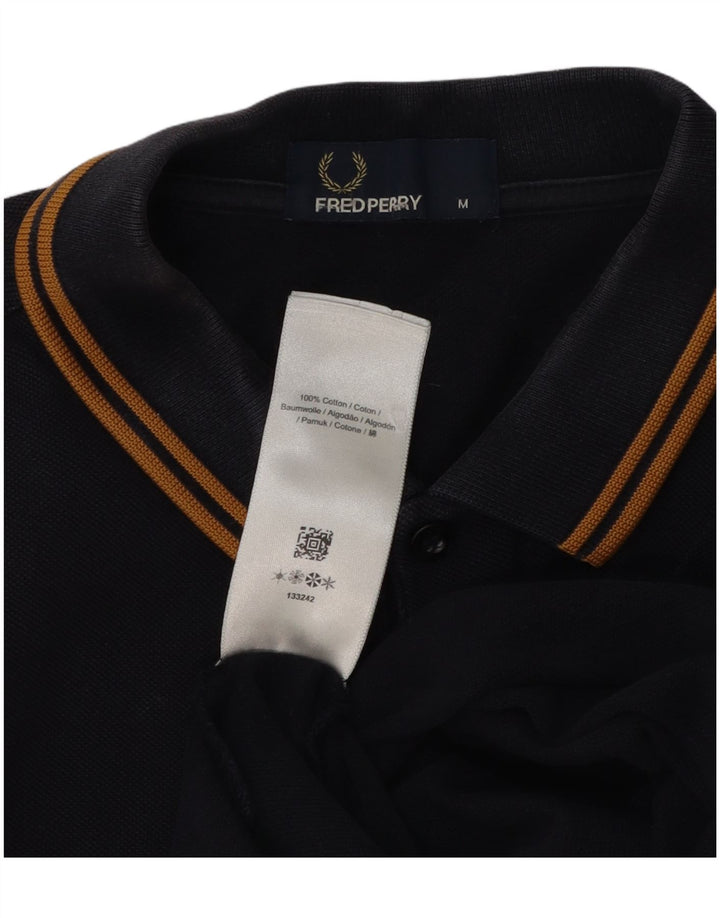 Polo Fred Perry Hombre Algodón Azul Marino Medio