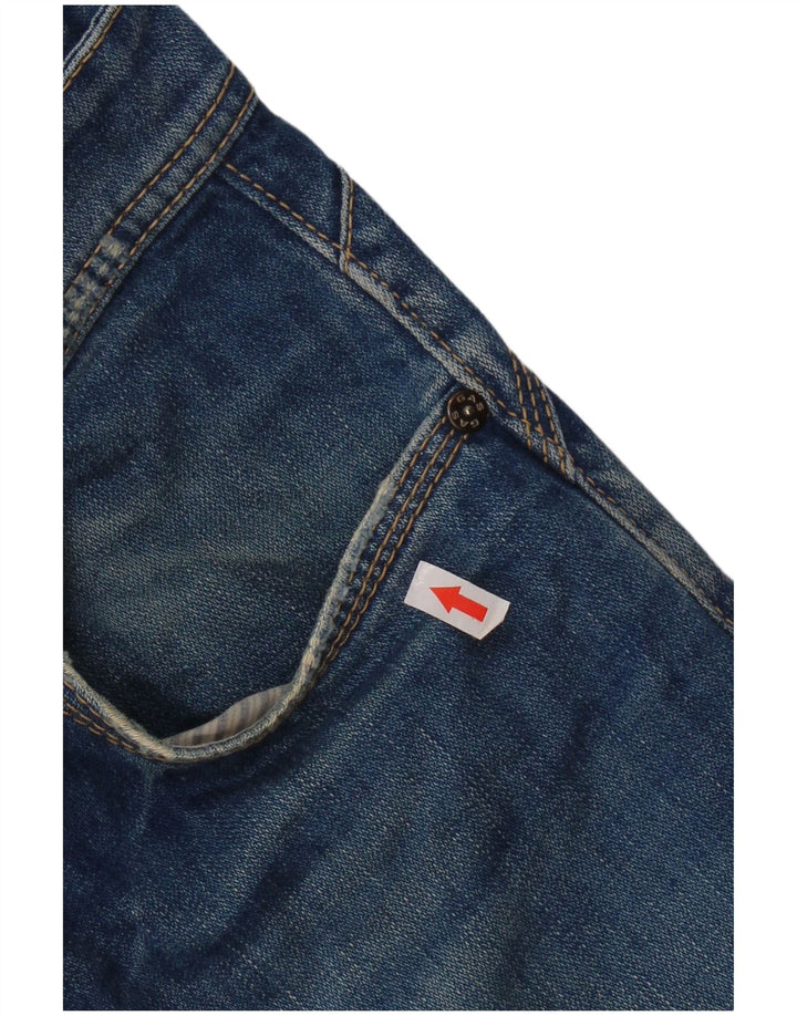 Vaqueros Slim Mujer GAS W32 L29 Algodón Azul