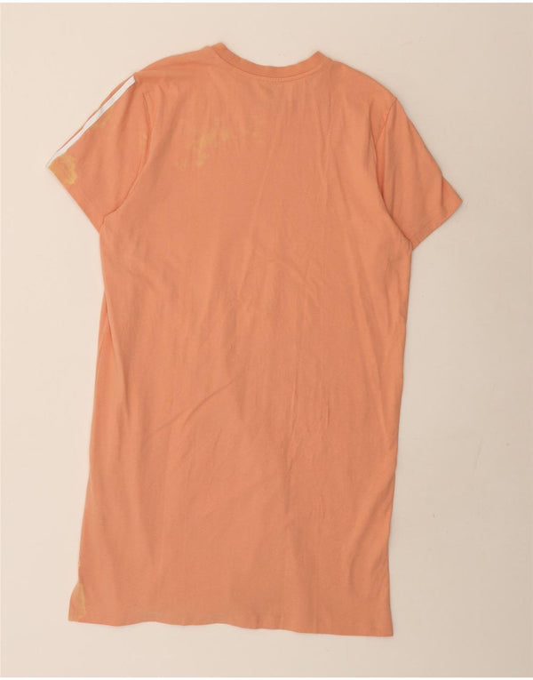 Adidas Vestido Camiseta Mujer UK 40/40 Grande Algodón Rosa