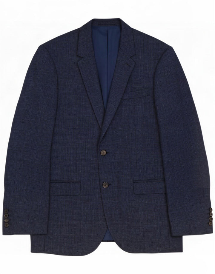 Marks & Spencer Chaqueta tipo blazer de 2 botones para hombre UK 40 Azul marino mediano