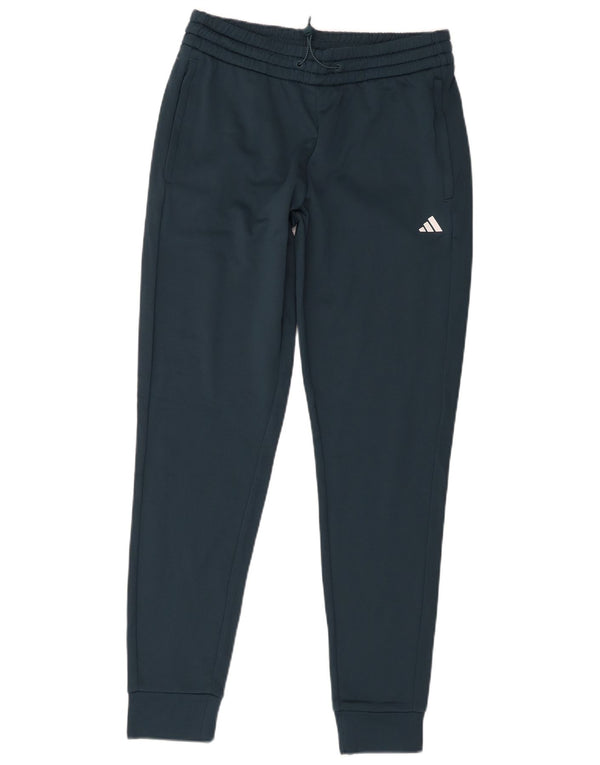 Adidas Pantalones de chándal para mujer Joggers UK 8/10 Small Azul marino Poliéster