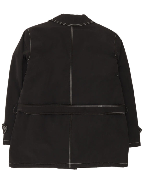 Esprit Mujer Sherpa Chaquetón UK 40 XL Poliéster Negro