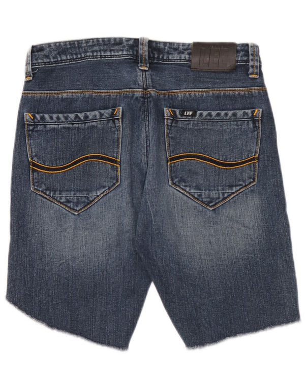 Pantalones cortos vaqueros Lee para hombre W33 de algodón azul medio