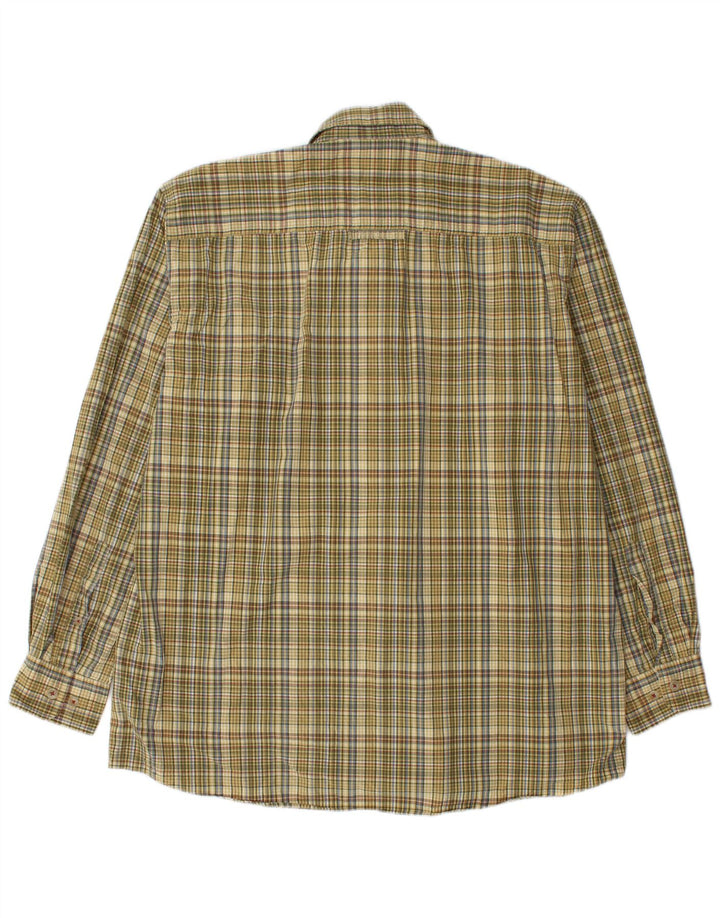 Camisa Camel Active Hombre XL Cuadros Verdes