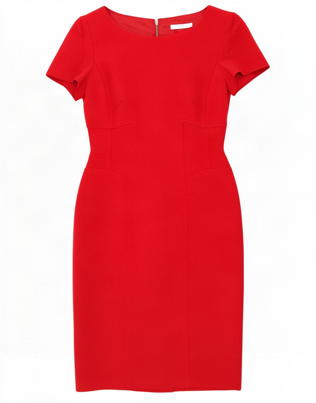 Marks & Spencer Vestido tubo para mujer UK 8 Pequeño Poliéster rojo