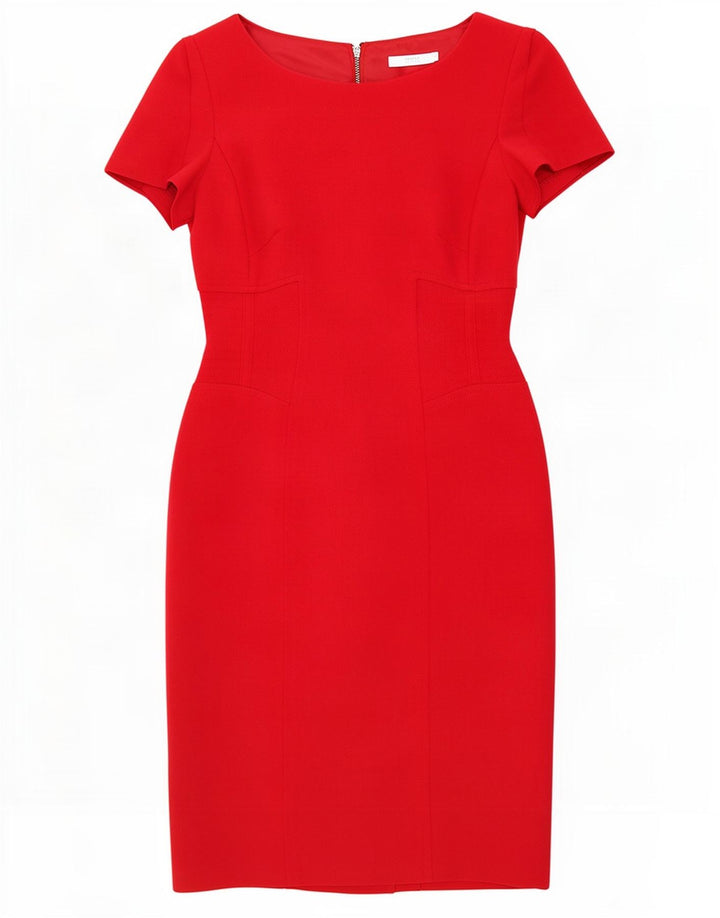 Marks & Spencer Vestido tubo para mujer UK 8 Pequeño Poliéster rojo