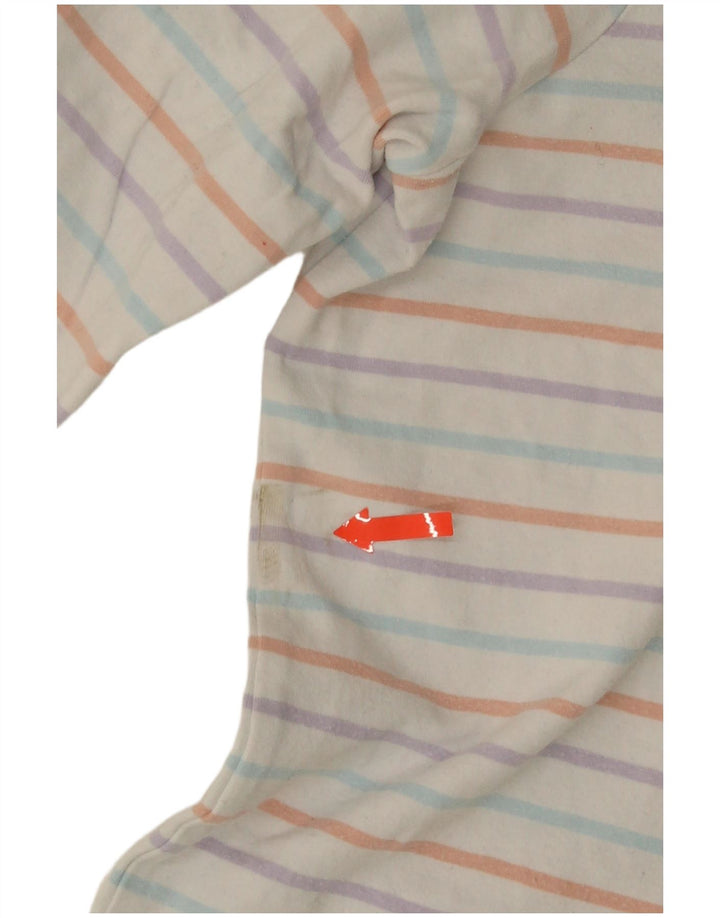 Camiseta de mujer Fat Face de manga larga UK 44 Mediana Algodón a rayas multicolor