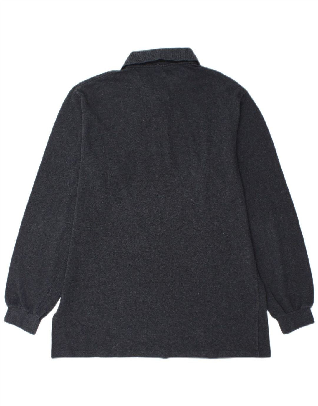 Lacoste Polo de manga larga para hombre talla 4 algodón gris medio
