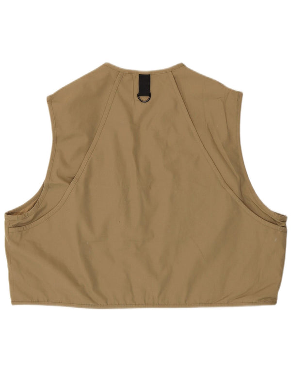 EDDIE BAUER Chaleco utilitario extragrande para mujer UK 18 XL Algodón beige