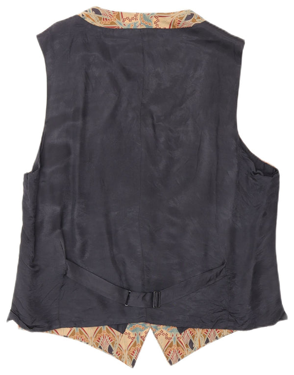 Chaleco Liberty Para Hombre Algodón Floral Beige Grande