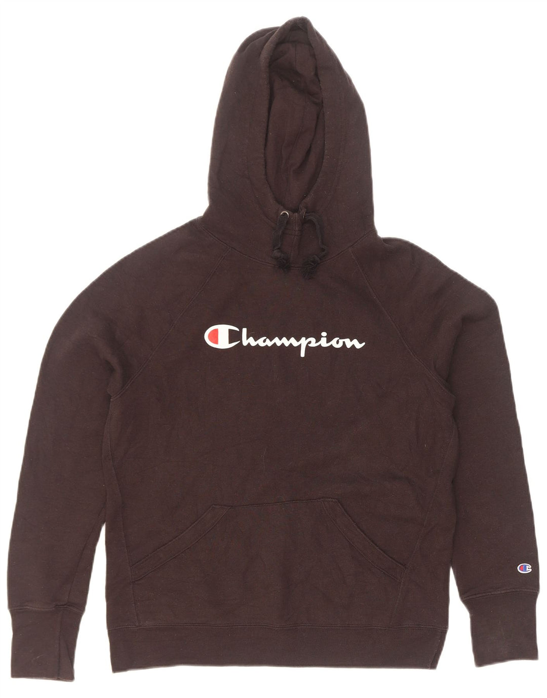 Champion Sudadera con capucha gráfica para hombre XS Poliéster negro