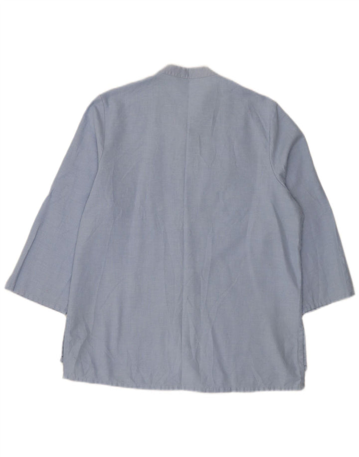 Marks & Spencer Blusa de manga 3/4 para mujer UK 40 Poliéster azul medio