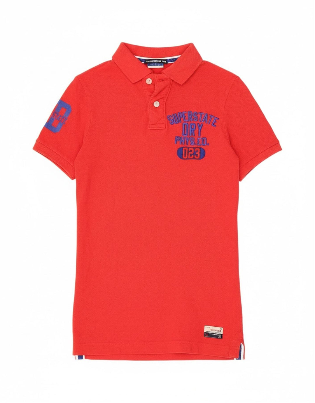 Superdry Polo Gráfico Para Hombre De Algodón Rojo Pequeño