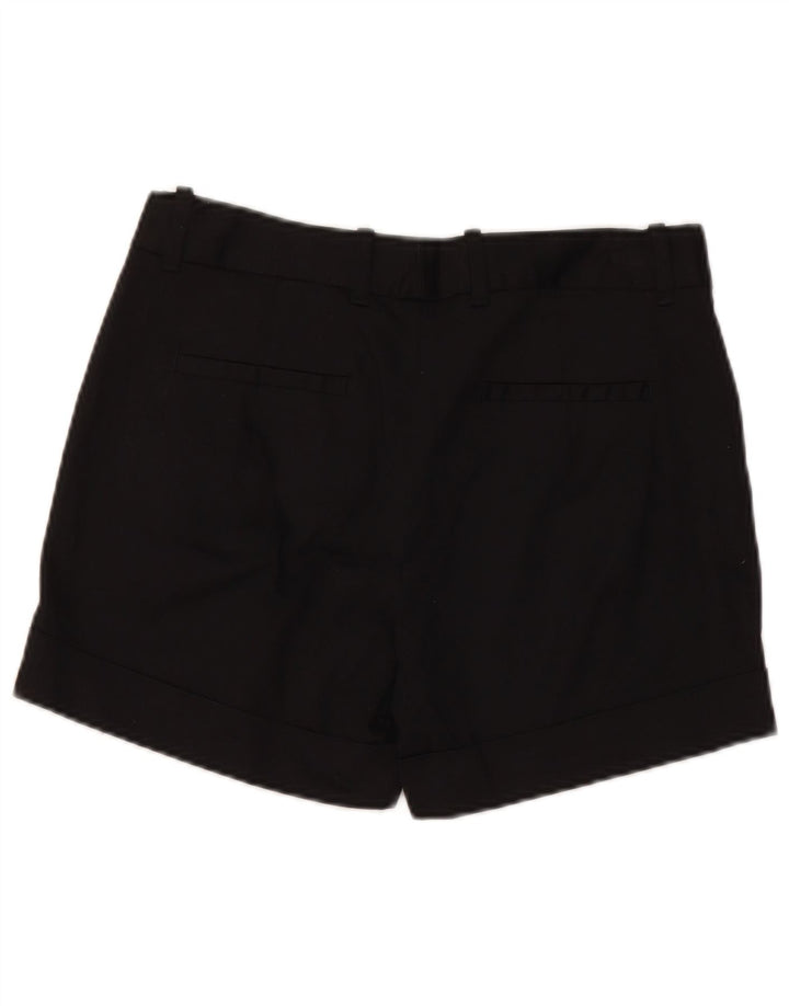 Zara Mujer Pantalones Cortos Chinos Medianos W28 Algodón Negro