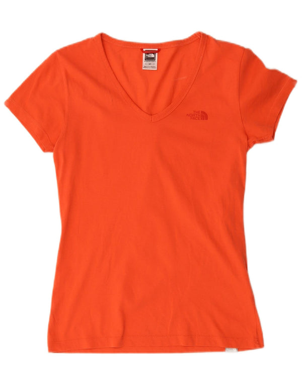The North Face Camiseta para mujer Top UK 10 Small Red Cotton