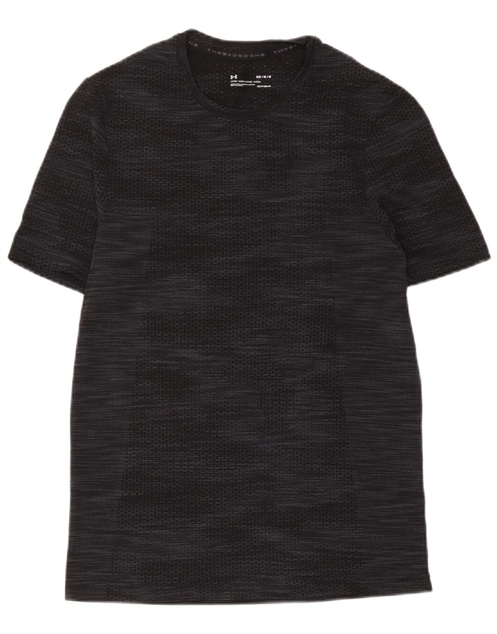 Under Armour Camiseta Heat Gear para hombre, talla mediana, moteada en negro