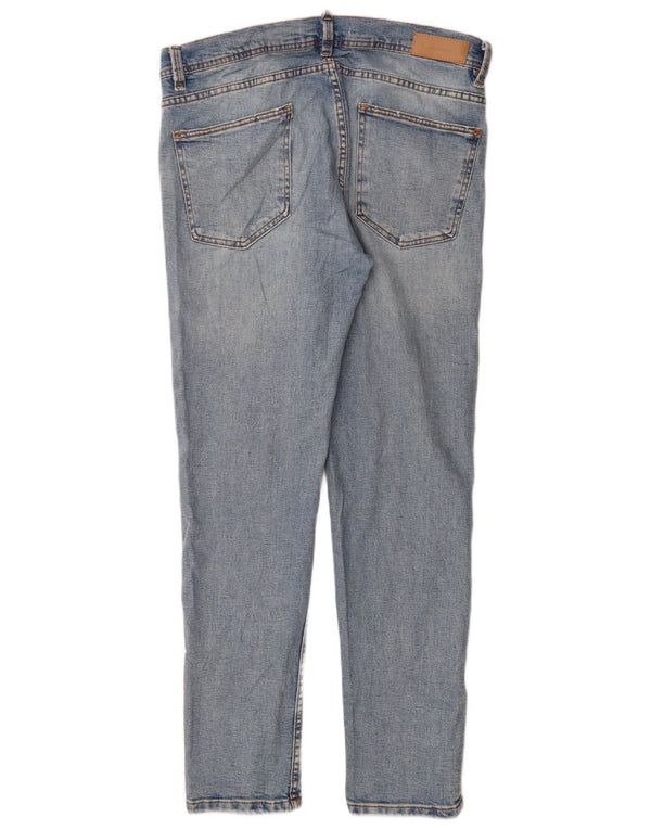 Zara Mens Slim Jeans EU 44 Grande W34 L32 Algodón Azul