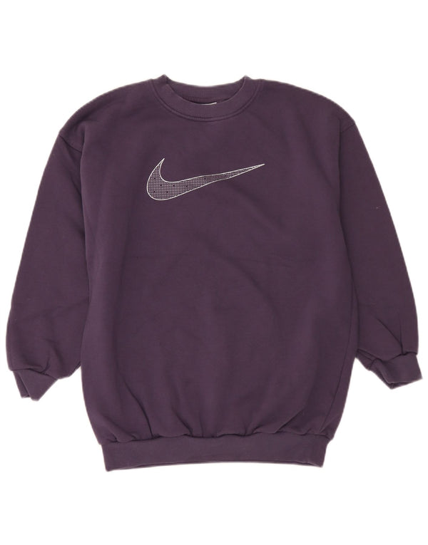 Nike Sudadera gráfica para niñas 12-13 años Grande Algodón Púrpura