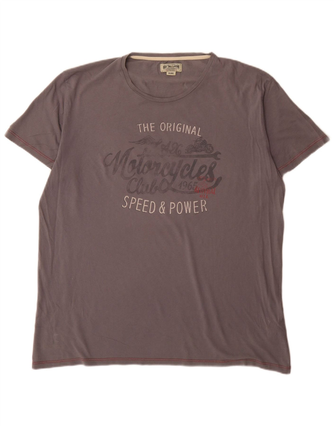 Marlboro Classics Camiseta gráfica para hombre Top 2XL Algodón gris