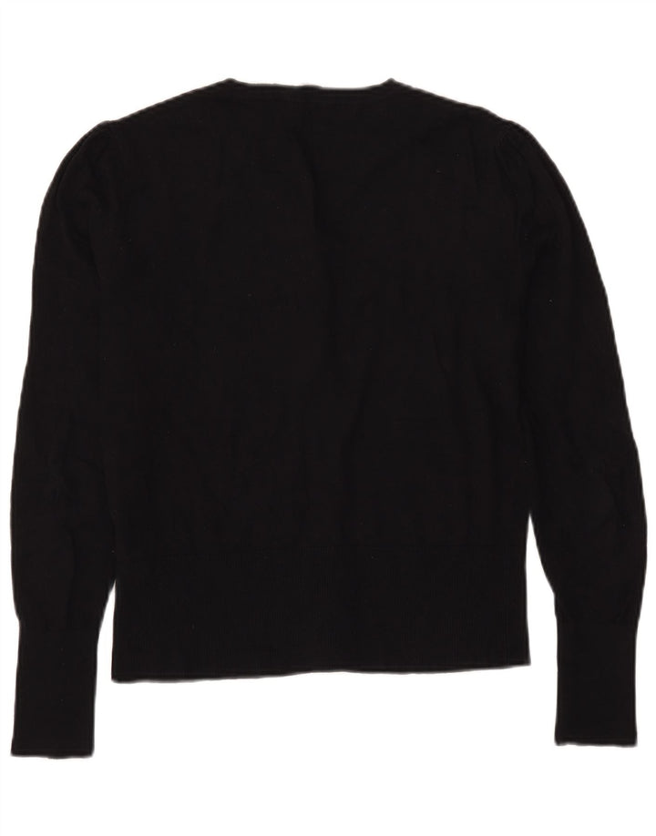 Oasis - Cárdigan para mujer, talla 40, algodón negro mediano