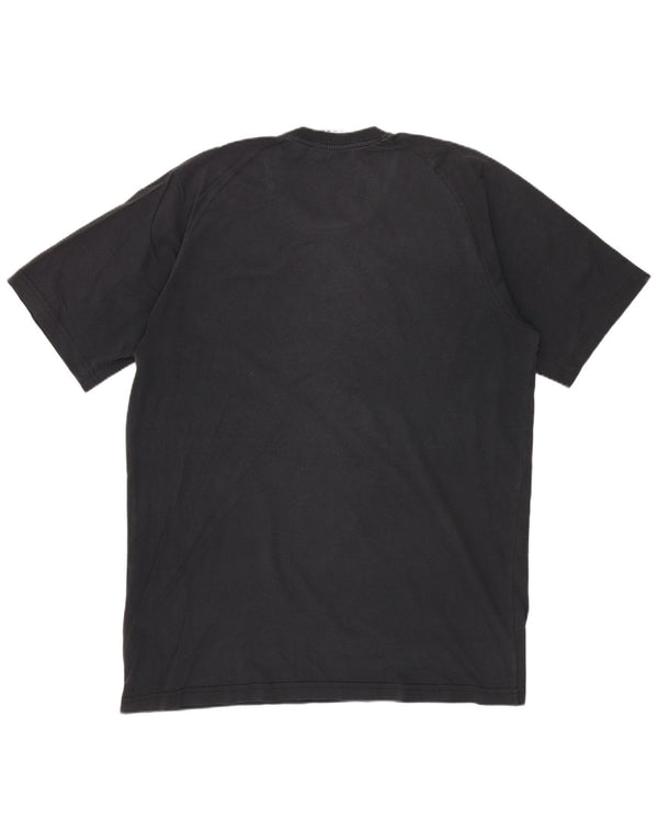 ADIDAS Camiseta gráfica para hombre Top grande de algodón negro