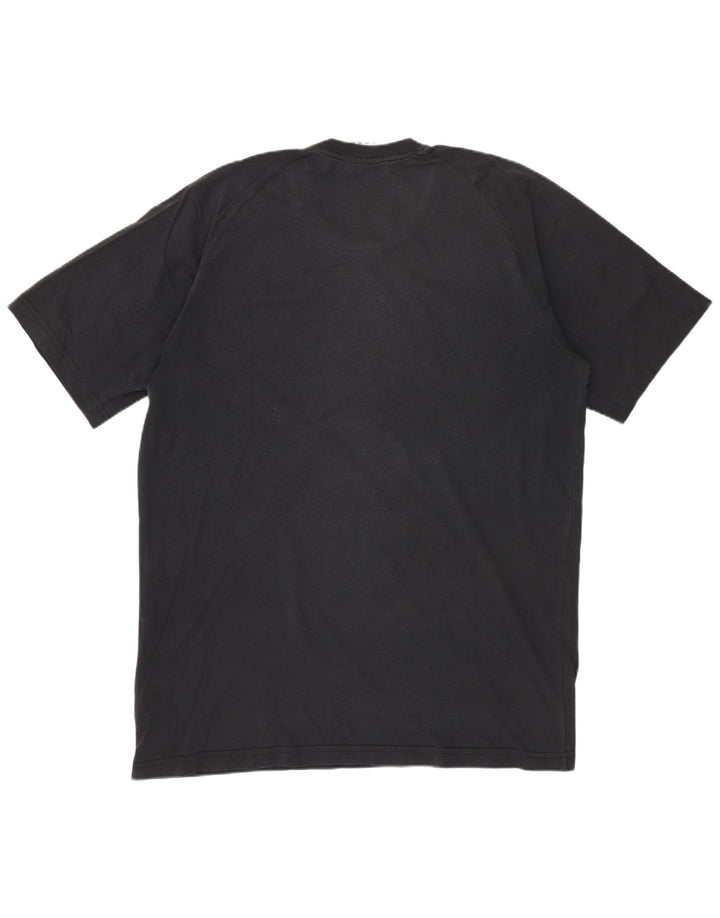 ADIDAS Camiseta gráfica para hombre Top grande de algodón negro