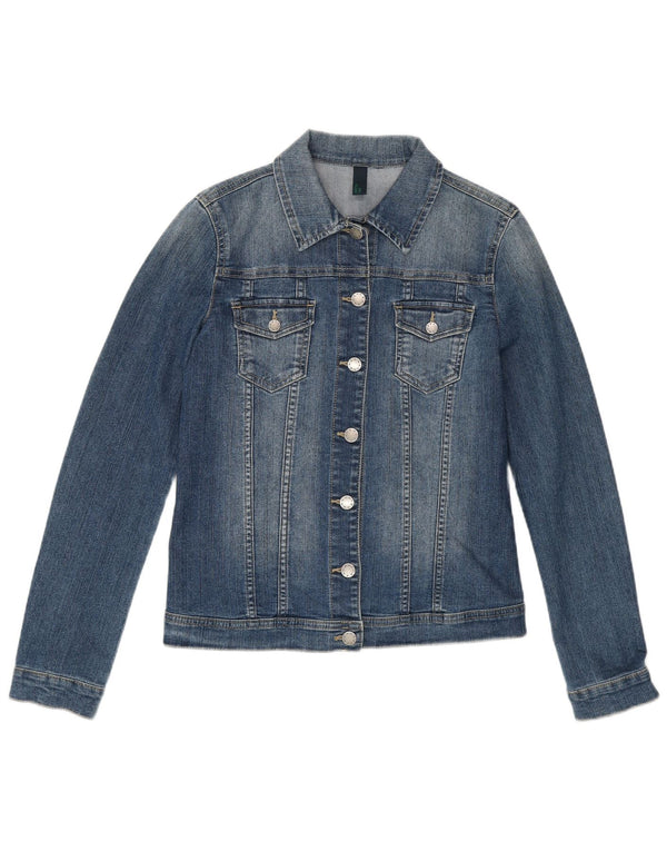 Benetton Chaqueta Vaquera Niña 11-12 Años 2XL Azul Algodón