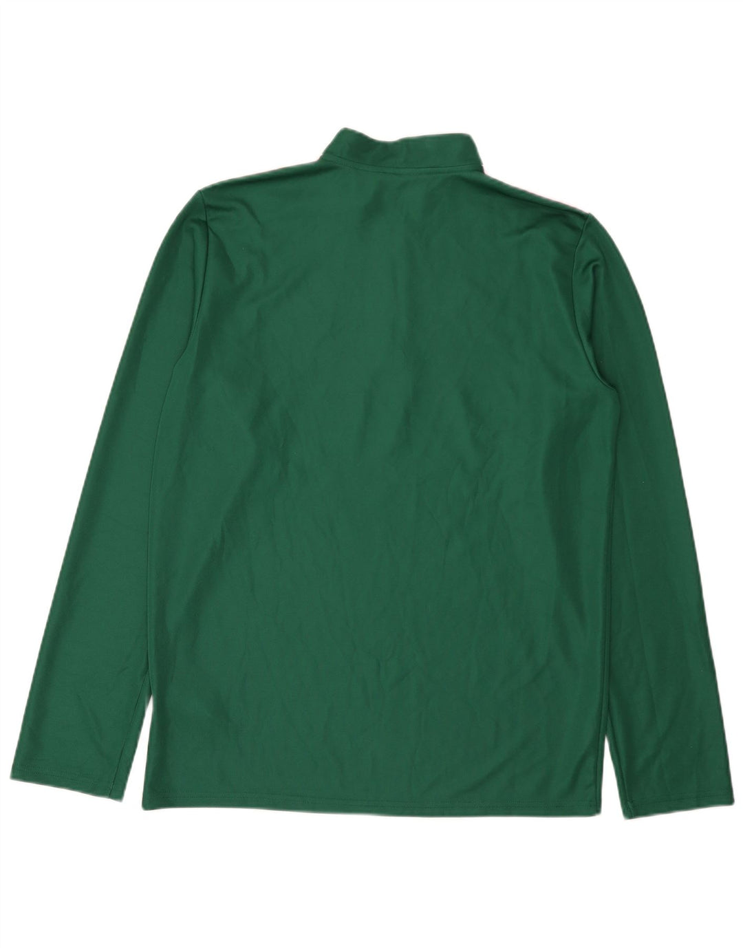 Adidas Hombre Aeroready Zip Neck Jersey Chándal Top Grande Verde Poliéster