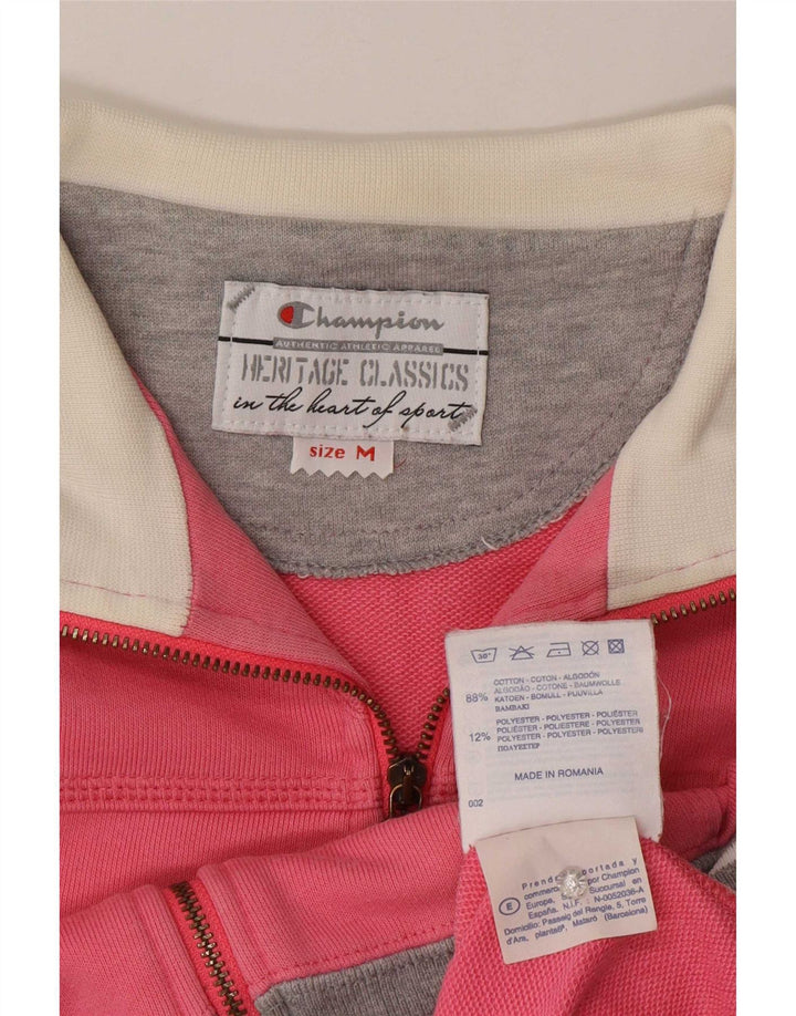 Champion Heritage Classics - Chaqueta de chándal para mujer, talla 40, color rosa medio