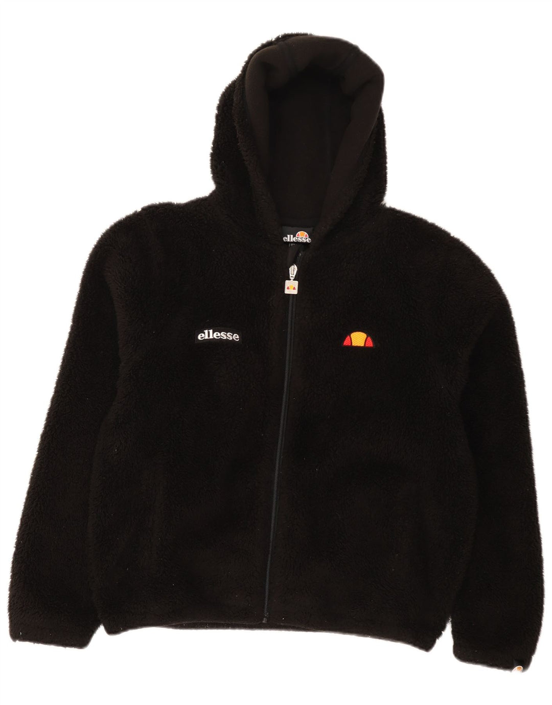 Ellesse Chaqueta Polar Con Capucha Niña 12-13 Años Negro Poliéster