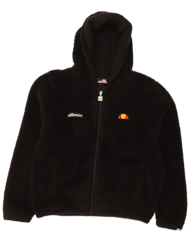 Ellesse Chaqueta Polar Con Capucha Niña 12-13 Años Negro Poliéster