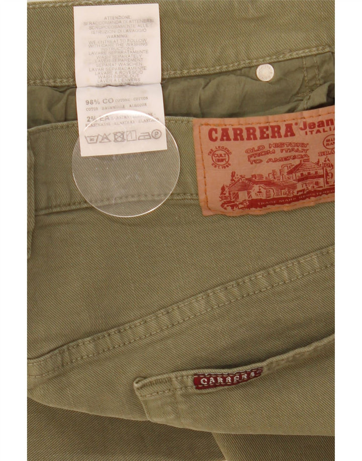 Vaqueros ajustados para hombre Carrera W34 L33 Algodón verde