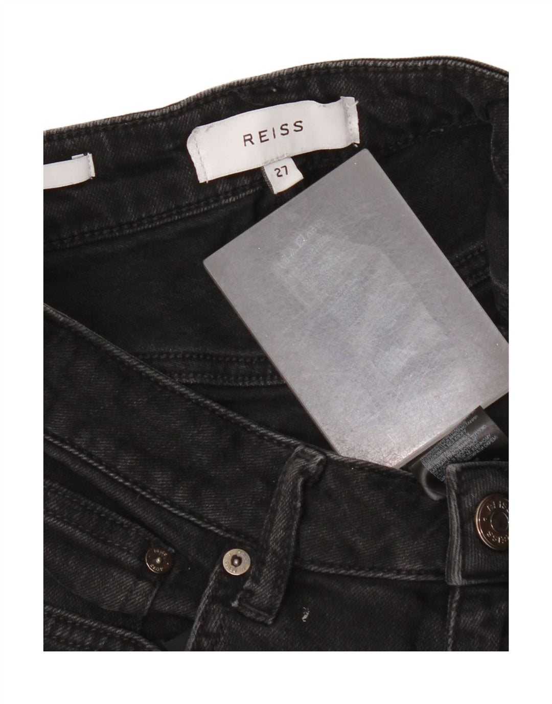 Vaqueros ajustados para mujer Reiss W27 L26 Algodón negro