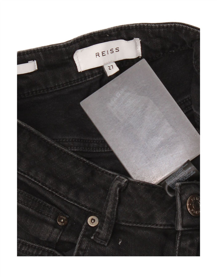 Vaqueros ajustados para mujer Reiss W27 L26 Algodón negro