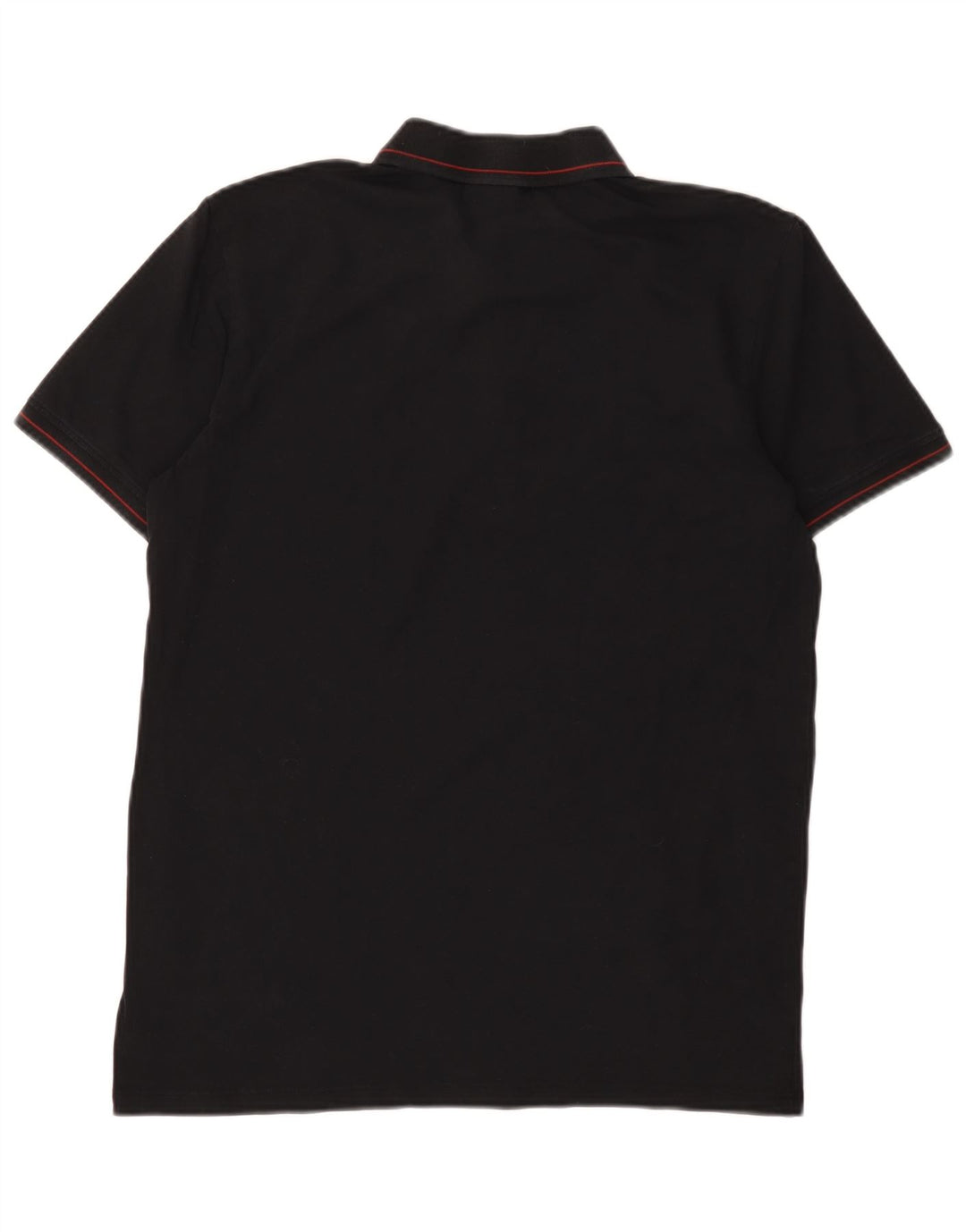 HUGO BOSS Polo de corte slim para hombre de algodón negro mediano