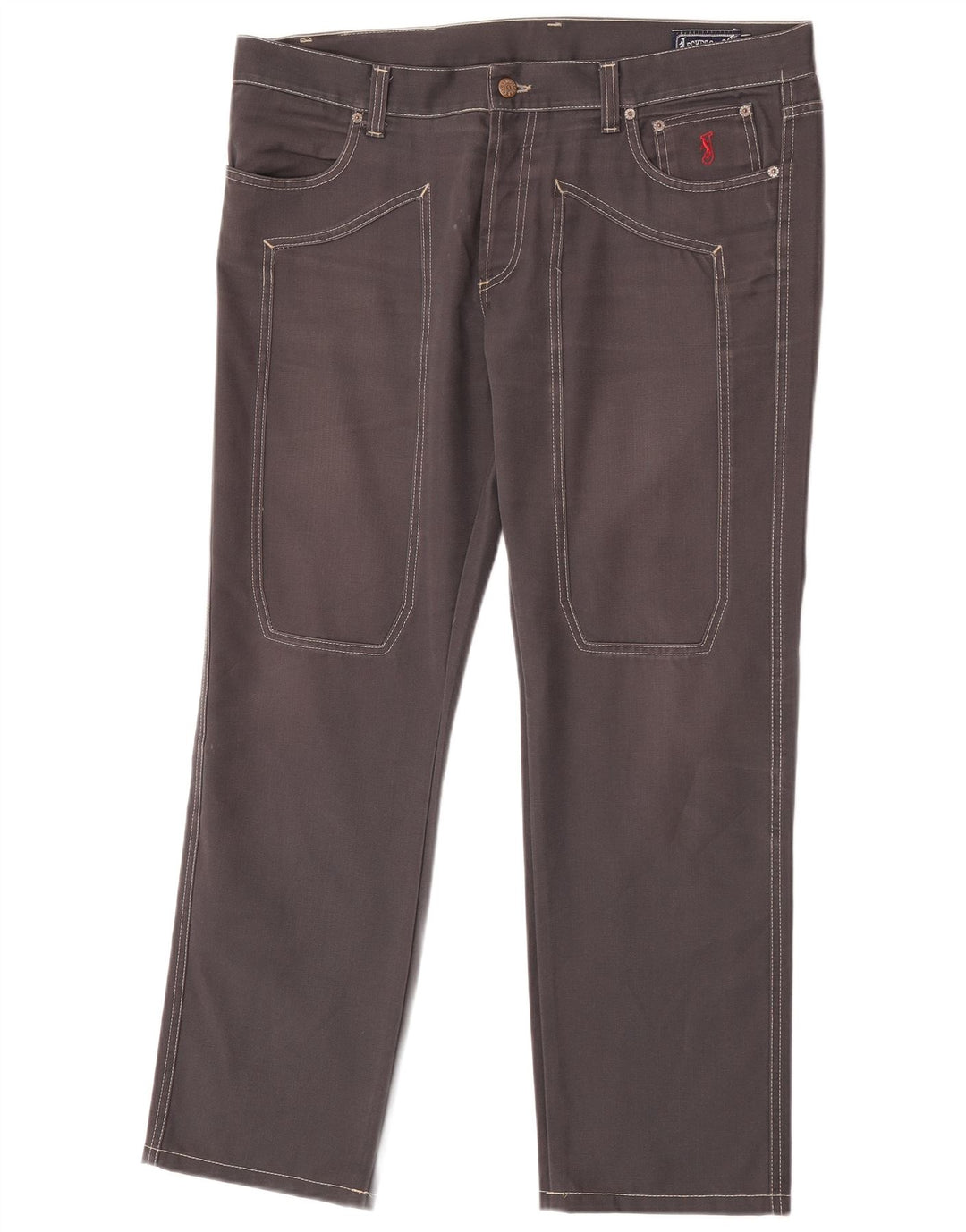 Vaqueros rectos para hombre Jeckerson W40 L30 algodón gris