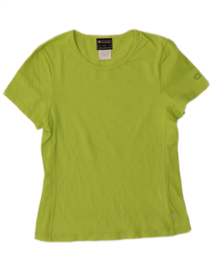 Champion Camiseta para mujer Top UK 44 Grande Poliéster verde