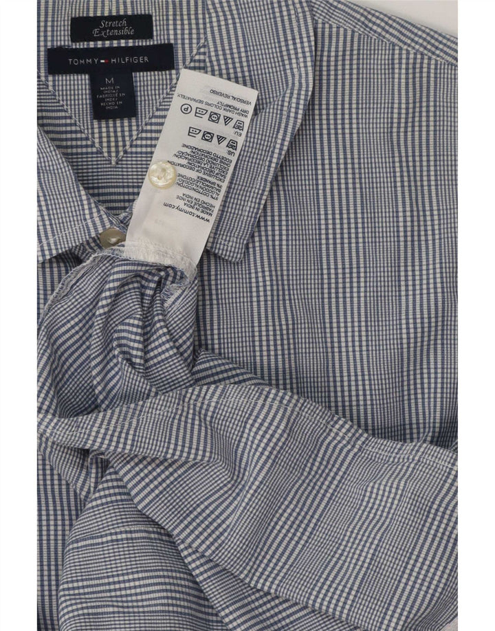 Camisa Tommy Hilfiger para mujer UK 44 Algodón a cuadros azul mediano