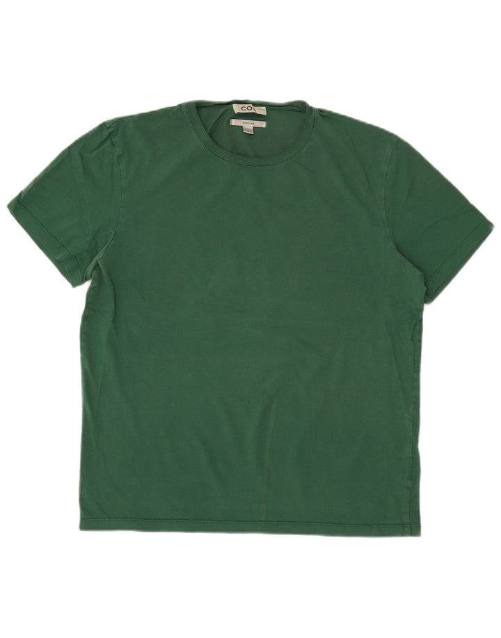 Cos - Camiseta regular para hombre, color verde medio