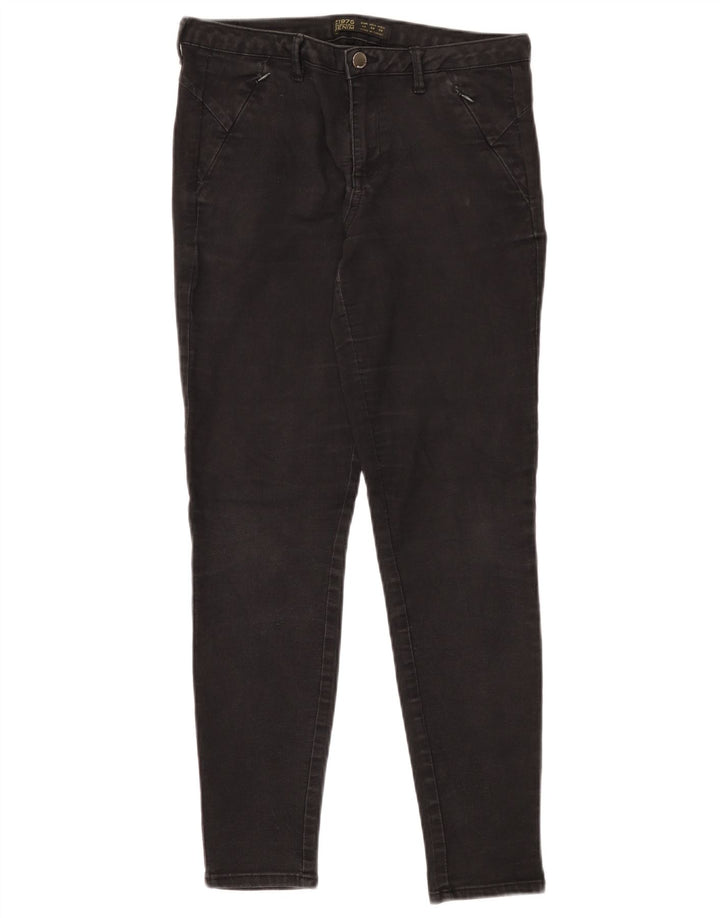 Zara Vaqueros Pitillo Mujer EU 40 Mediano W30 L28 Negro