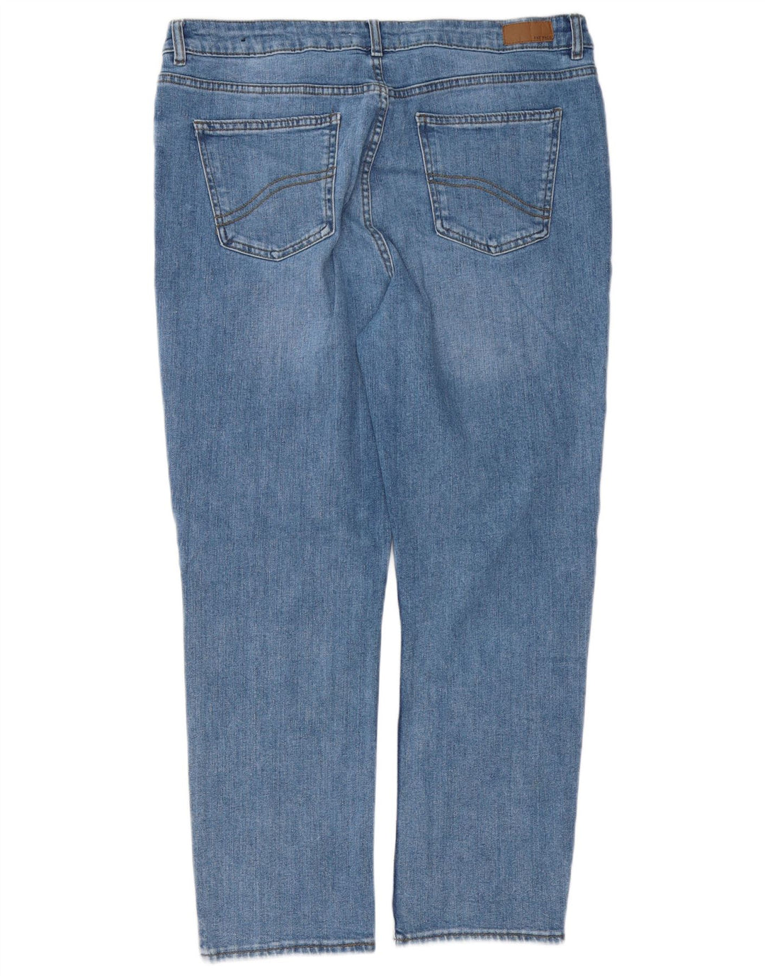 FAT FACE Vaqueros rectos Chesham Girlfriend para mujer UK 40 Large W36 L28 Azul