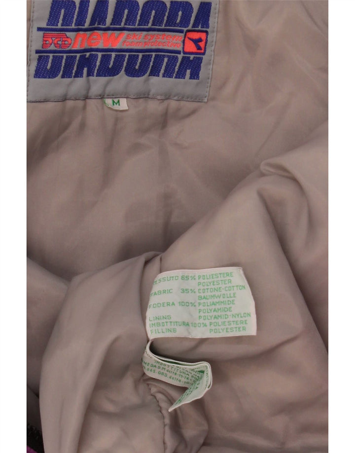 Diadora Mono De Esquí Extragrande Con Capucha Mujer UK 44 Poliéster Morado Medio